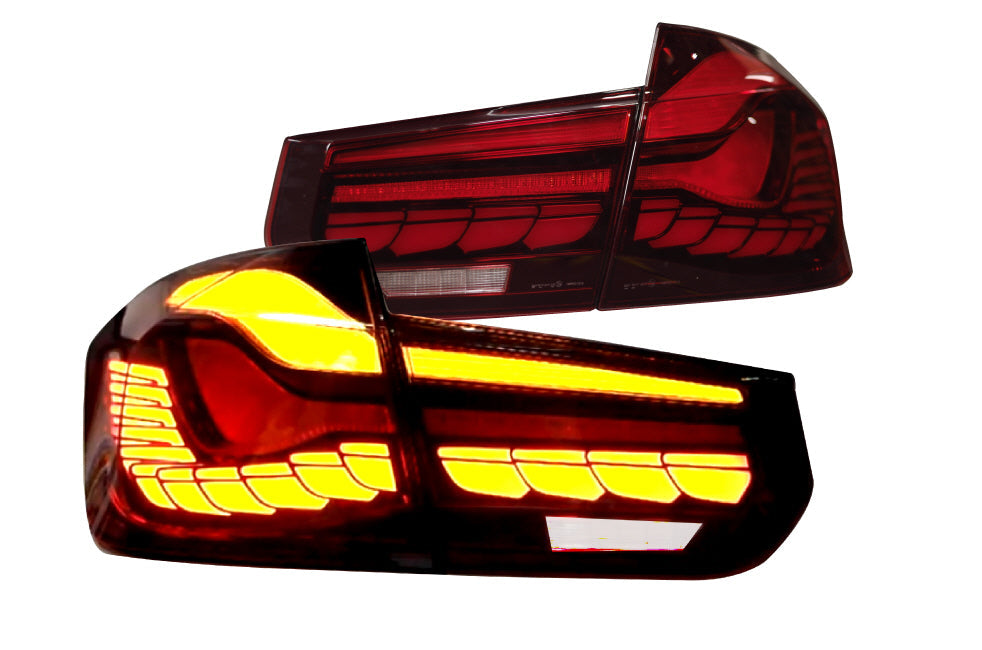 2012-2018 BMW F30 F80 3 Series and M3, GTS Style OLED Tail Lamps