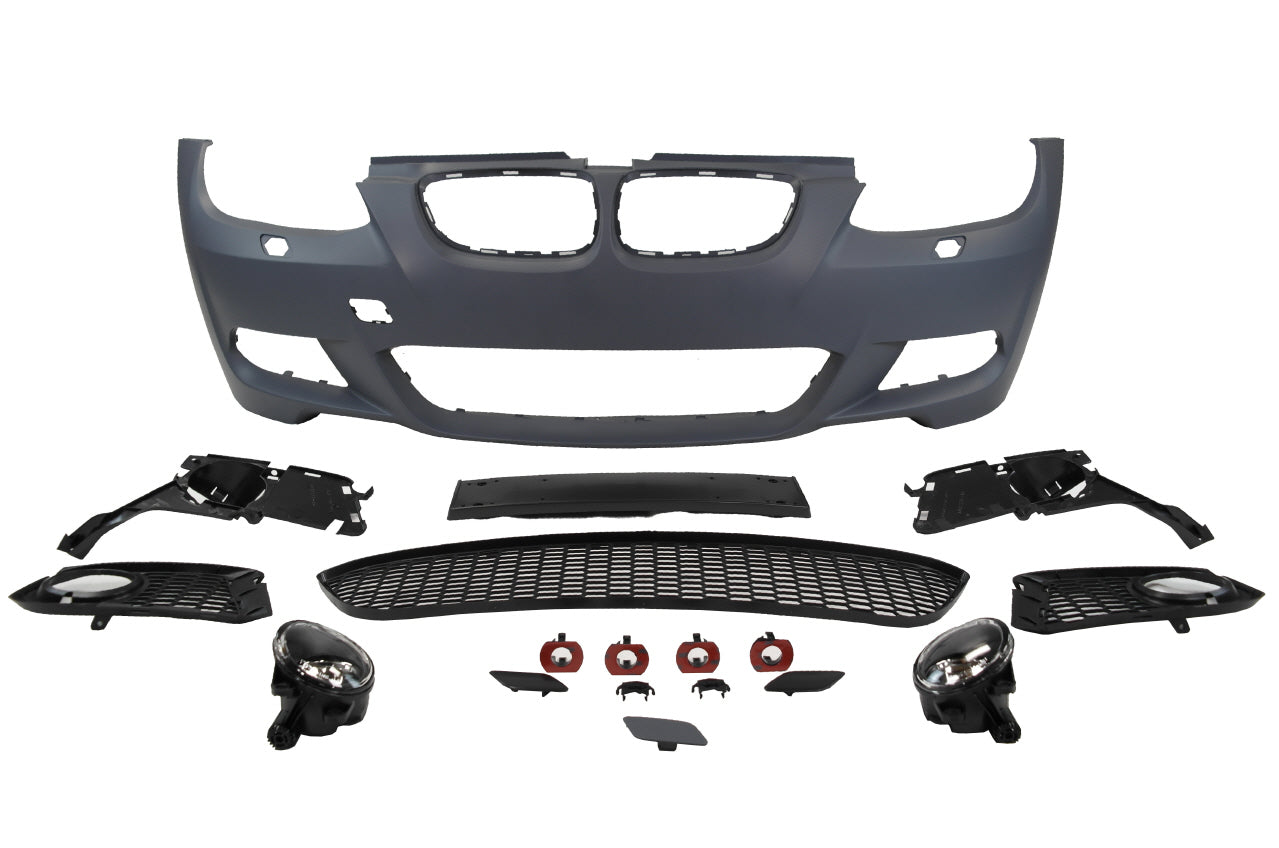 2007-2010 PER-LCI, 2011-2013 LCI BMW E92, E93 M Sport Front Bumper W/ Fog Lamps
