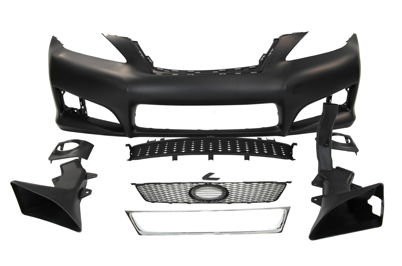 2006-2011 LEXUS IS250 ISF Look Front Bumper W/O Fog Lamp W/ Grille W/O PDC