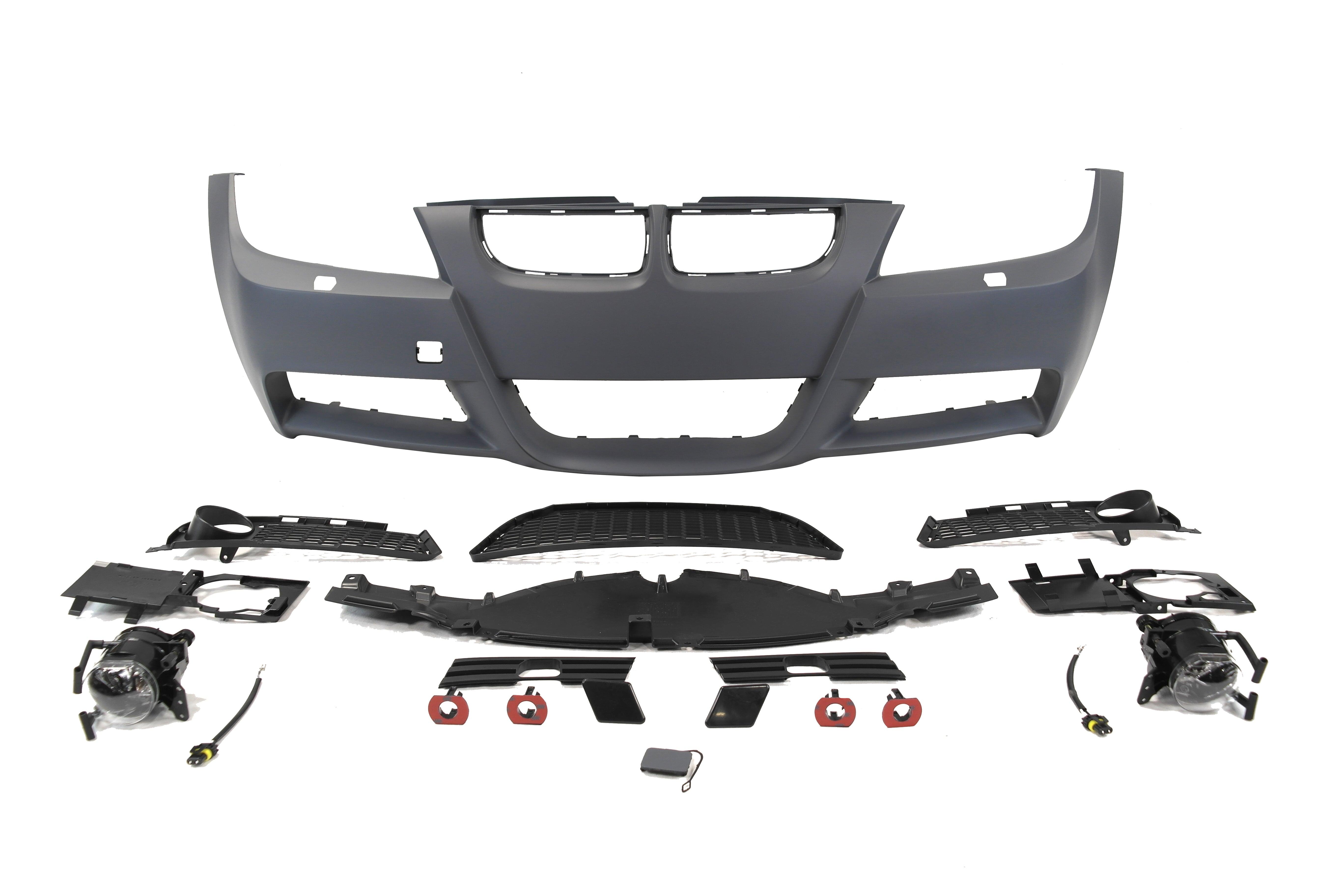 2005-2008 BMW E90, E91 PRE-LCI, 2009-2011 BMW E90, E91 LCI M SPORT Front Bumper W/ Fog Lamps