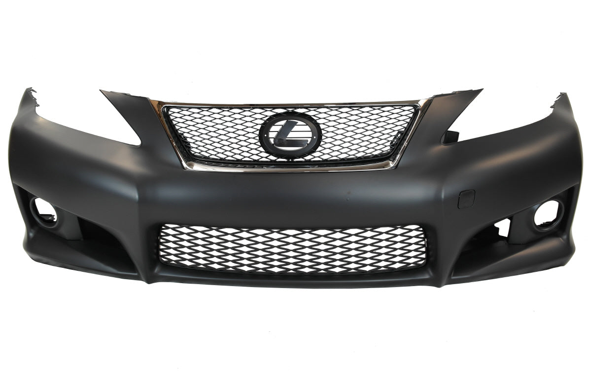 2006-2011 LEXUS IS250 ISF Look Front Bumper W/O Fog Lamp W/ Grille W/O PDC