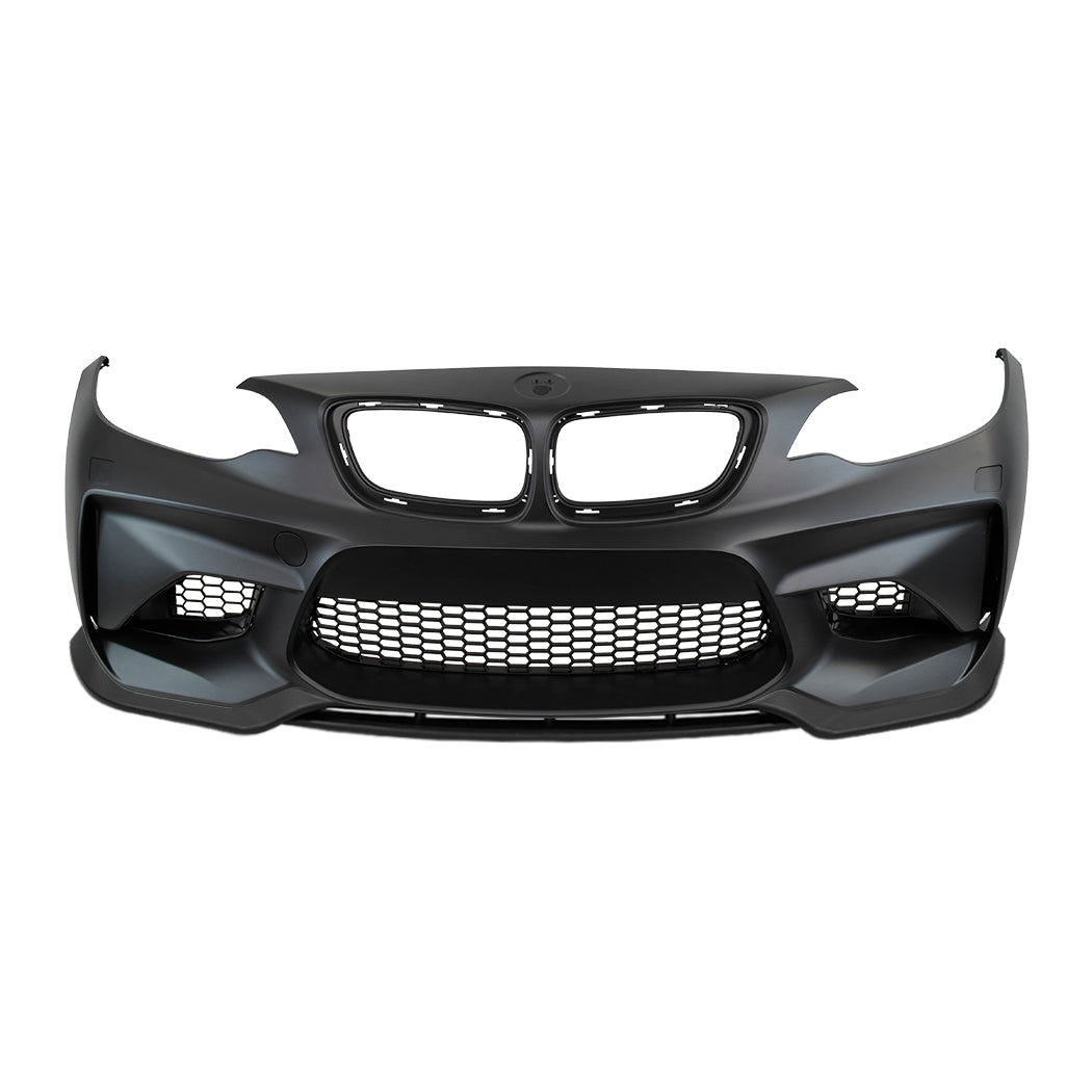 2014-2018 F22/F23 BMW M2 Style Front Bumper w/o PDC Holes w/ Front LIP