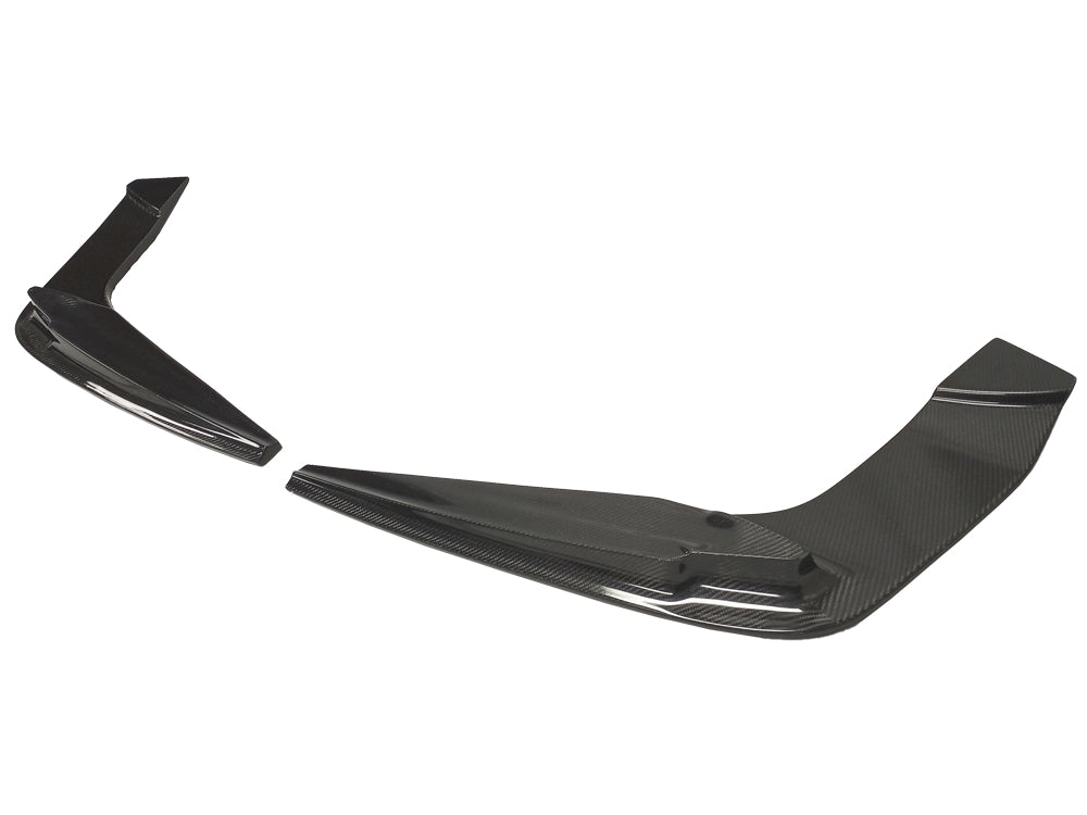 2018-20 BMW F90 M5 3D Style Carbon Fiber Rear Bumper Diffuser + Splitters Spoiler For