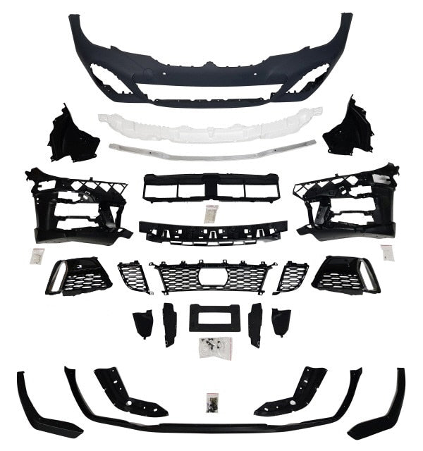 2019-2021 BMW G20 M-P Style Front Bumper W/ 4PDC holes