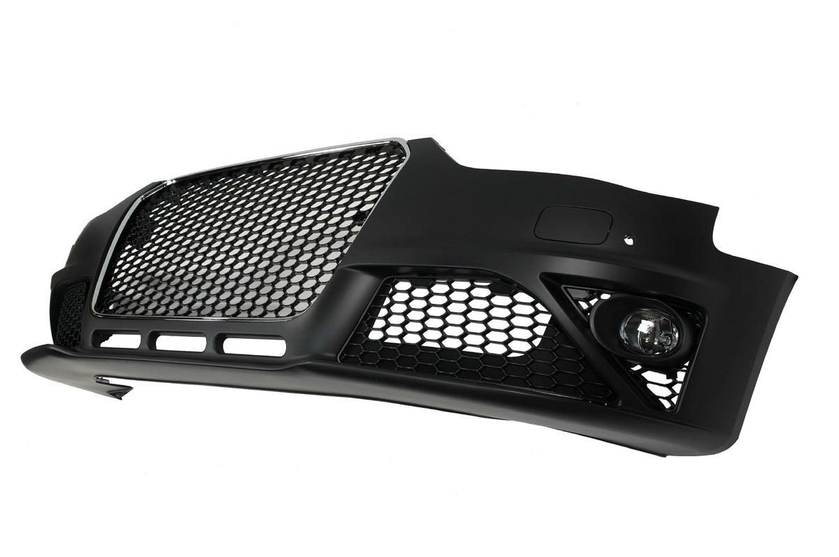 2013-2016 B8.5 Audi A4, RS4 Style Front Bumper W/ Chrome Grille