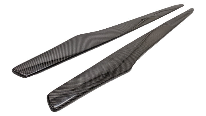 2019+ BMW G20 3 Series V-Style Carbon Fiber Side Skirt Extensions