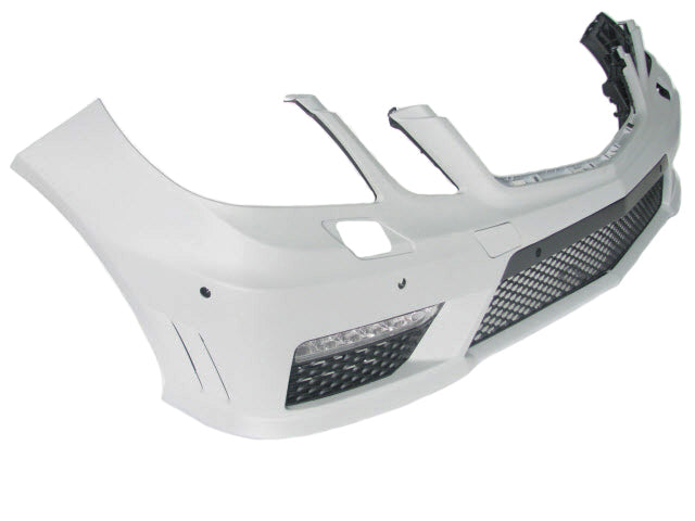 2010-2013 Mercedes Benz E Class W212 E63 AMG Style Front Bumper W/ LED DRL