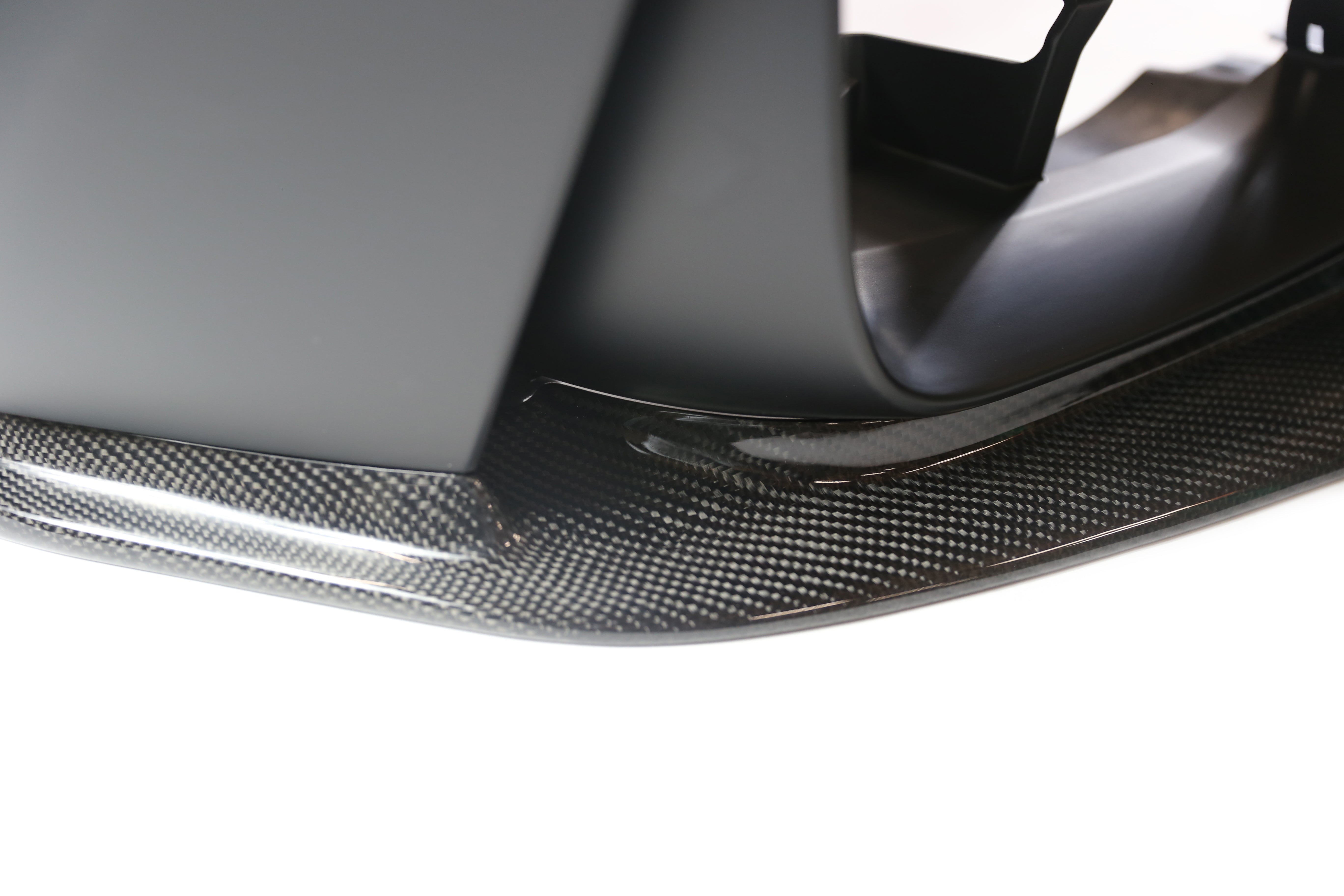 BMW F32 V-Style Carbon Fiber Lip for GoodGo F32 M4 Front Bumper