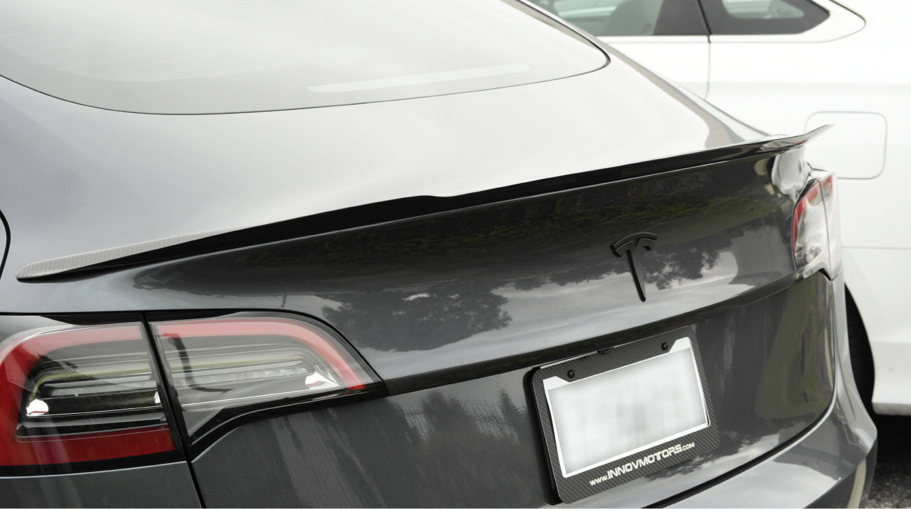 2017-2023 Tesla Model 3 MX Style Carbon Fiber Trunk Spoiler