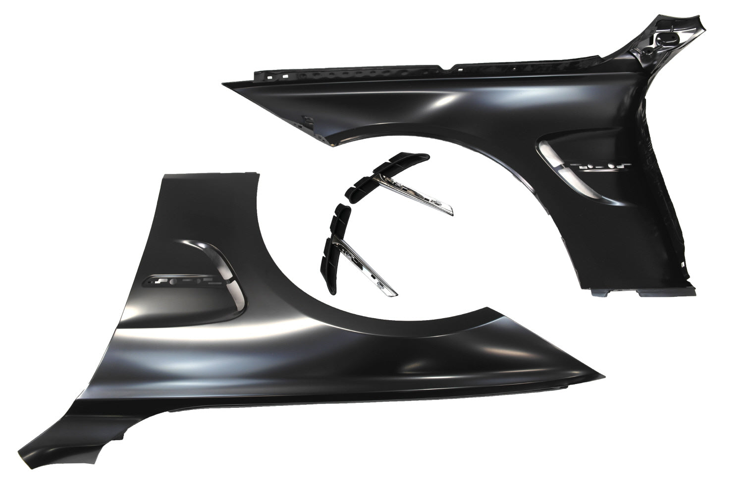 2012-2015 BMW F30 M3 Style Steel Fenders w/ Side Vent