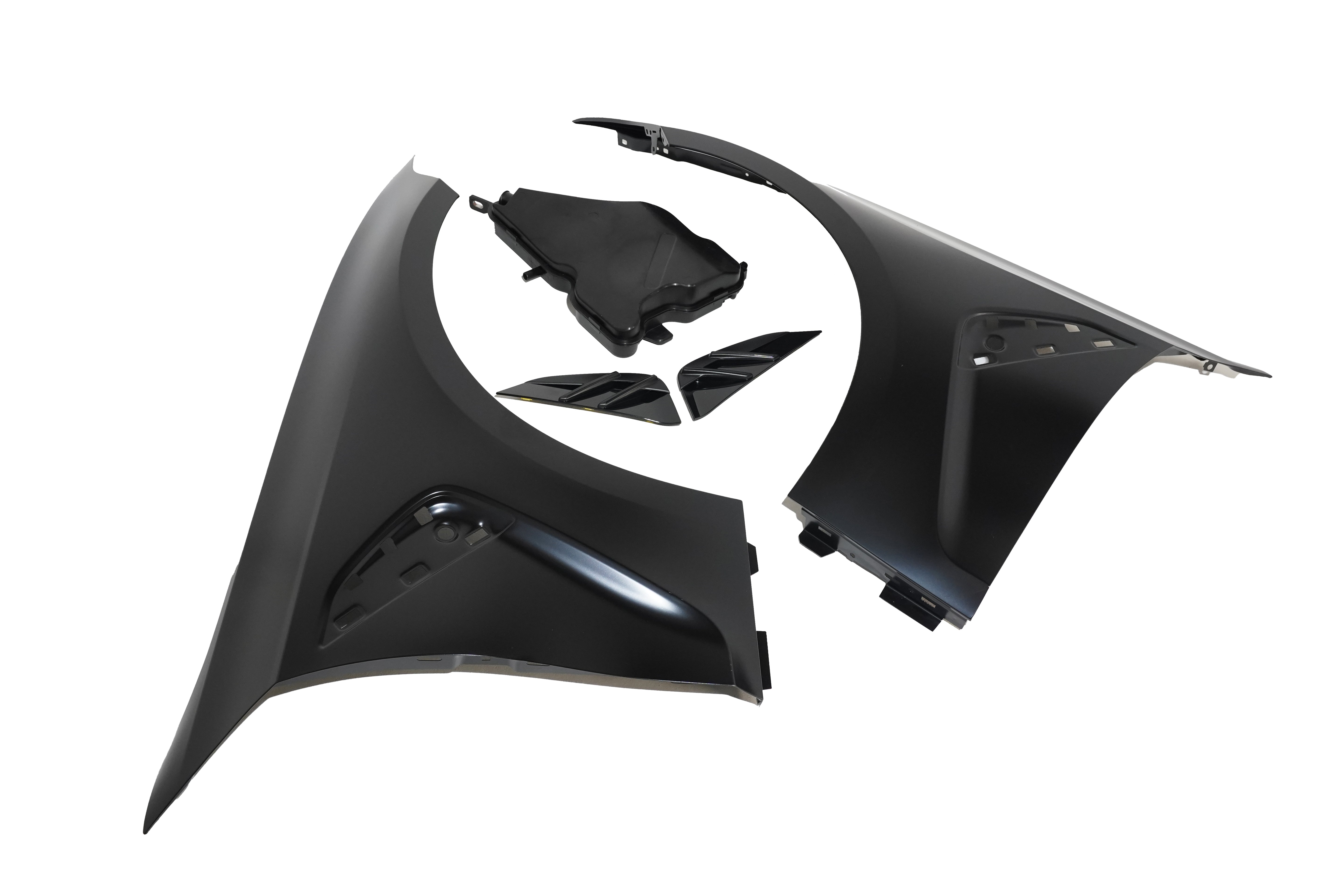 2019-2025 BMW G20 M3 Style Steel Fenders W/ Black Side Vent W/ Water Tank