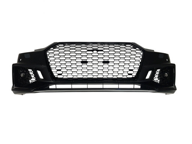 2017-2019 Audi B9 A4, RS4 Style Front Bumper W/ Grille