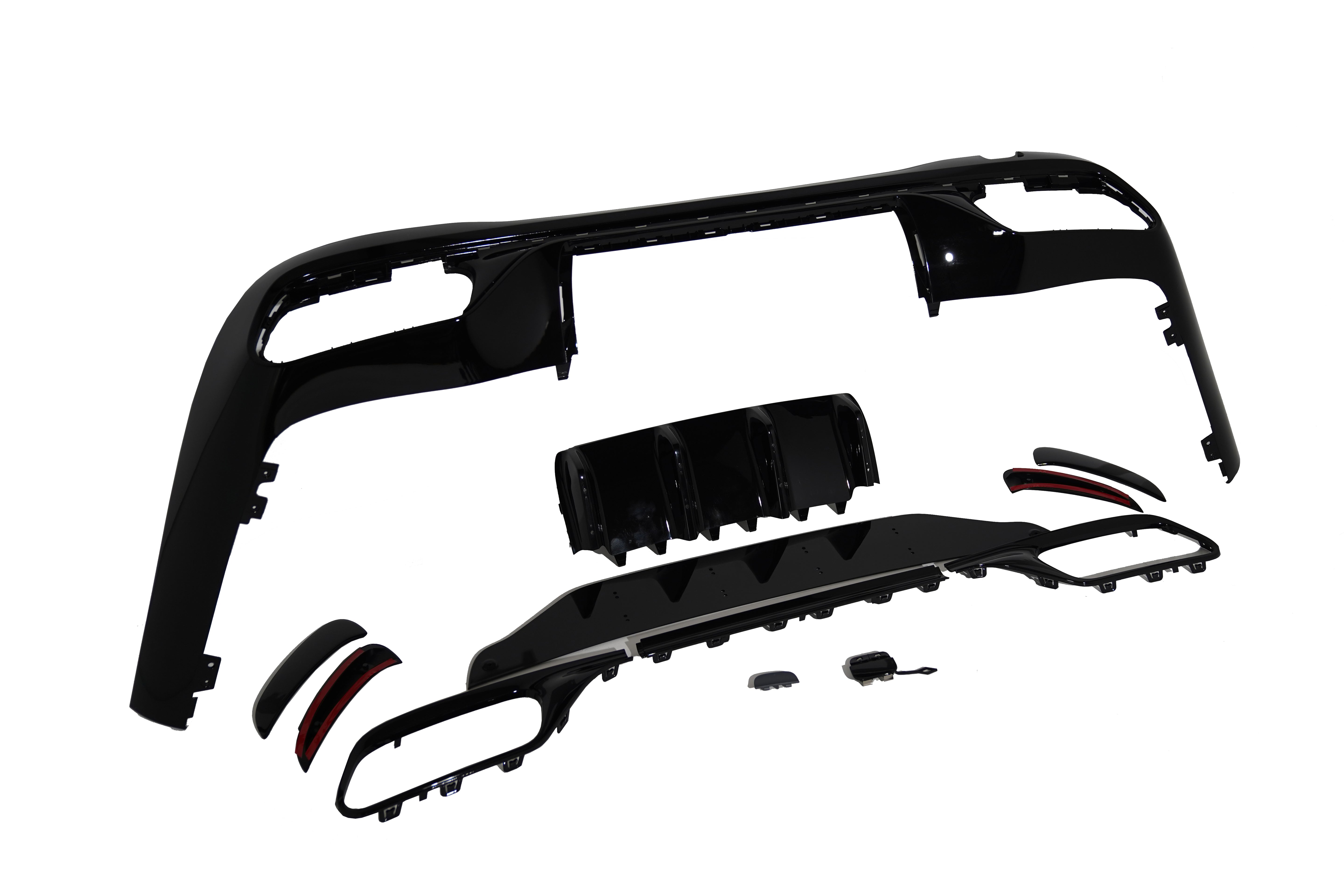 22+ Mercedes Benz W206 C Class, C63 AMG Style Rear Bumper