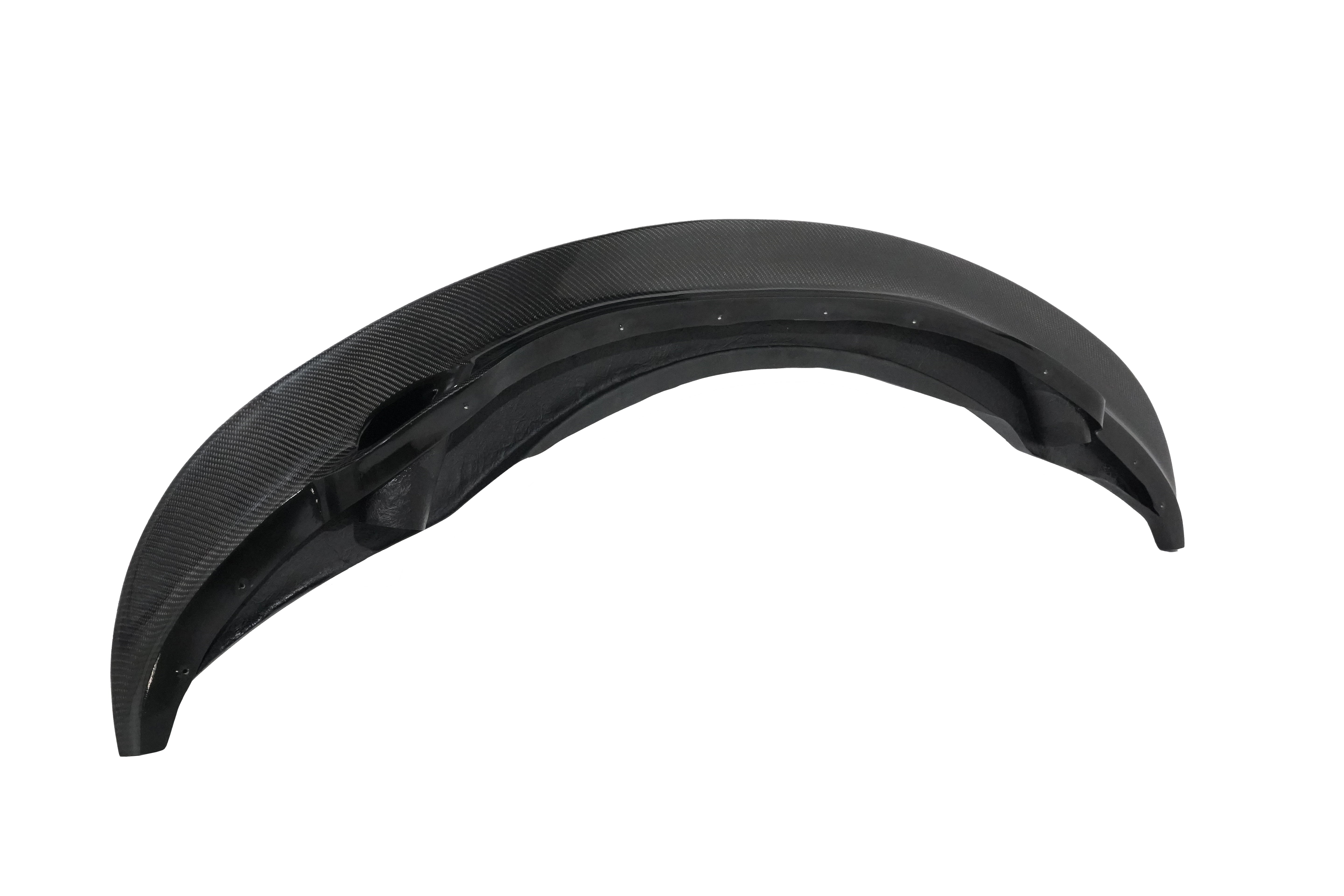 2007-2013 BMW E9X M3, GT4 Style Carbon Fiber Front Lip (LONG VERSION)