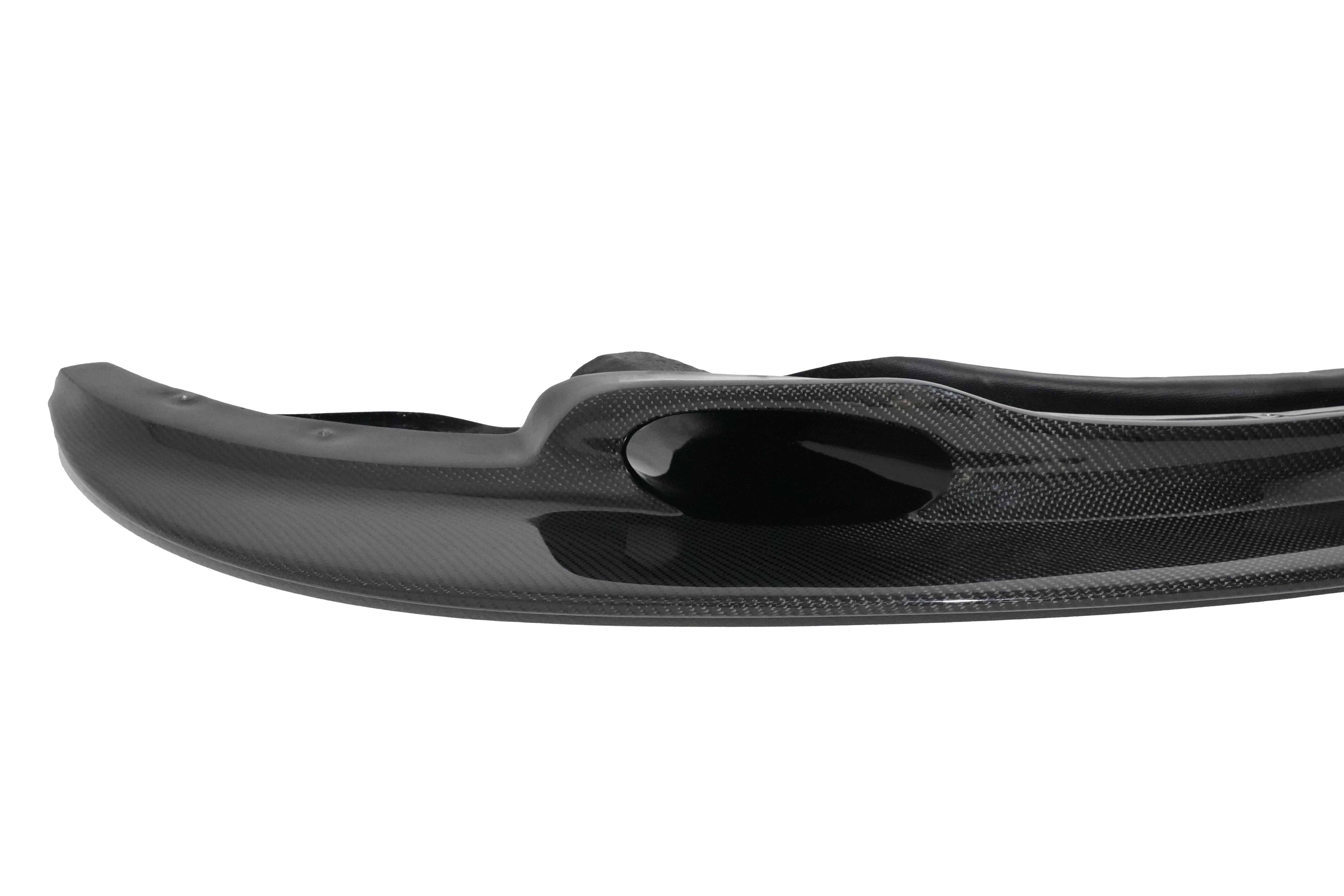 2007-2013 BMW E9X M3, GT4 Style Carbon Fiber Front Lip (LONG VERSION)