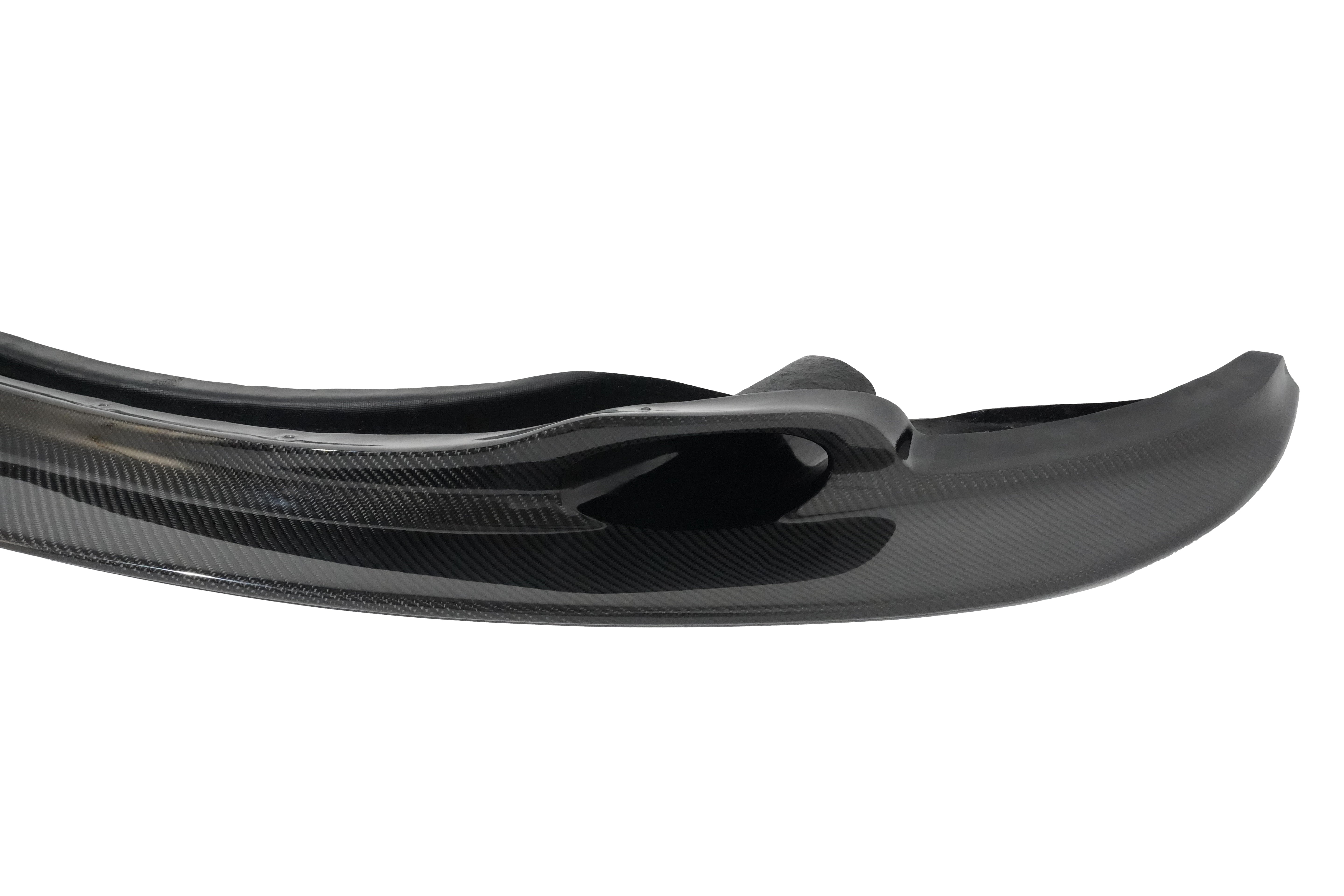 2007-2013 BMW E9X M3, GT4 Style Carbon Fiber Front Lip (LONG VERSION)