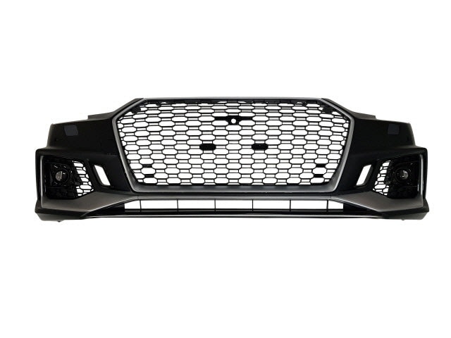 2017-2019 Audi A4 B9 RS4 Style Front Bumper W/ Front Grille, W/ PDC