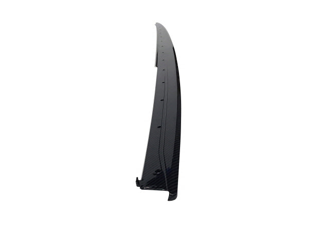 M Style Side Skirt Extensions For BMW 3-Series F30 (2012-2018) - PP Material, Black & Red Finish