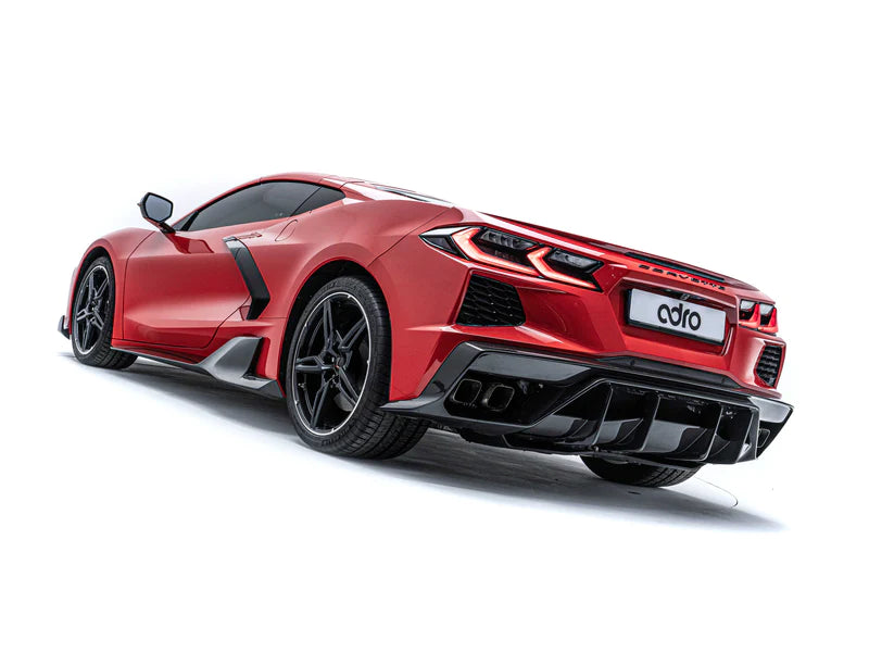 ADRO CORVETTE C8 PREPREG CARBON FIBER REAR DIFFUSER