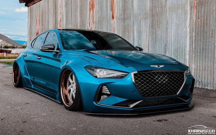 ADRO GENESIS G70 CARBON FIBER FRONT LIP V1