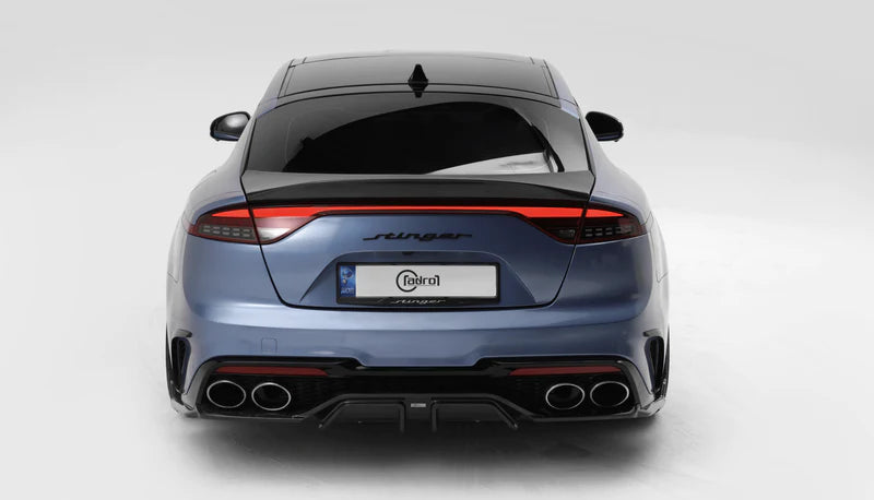 ADRO KIA STINGER 2022 MEISTER CARBON FIBER REAR DIFFUSER V3