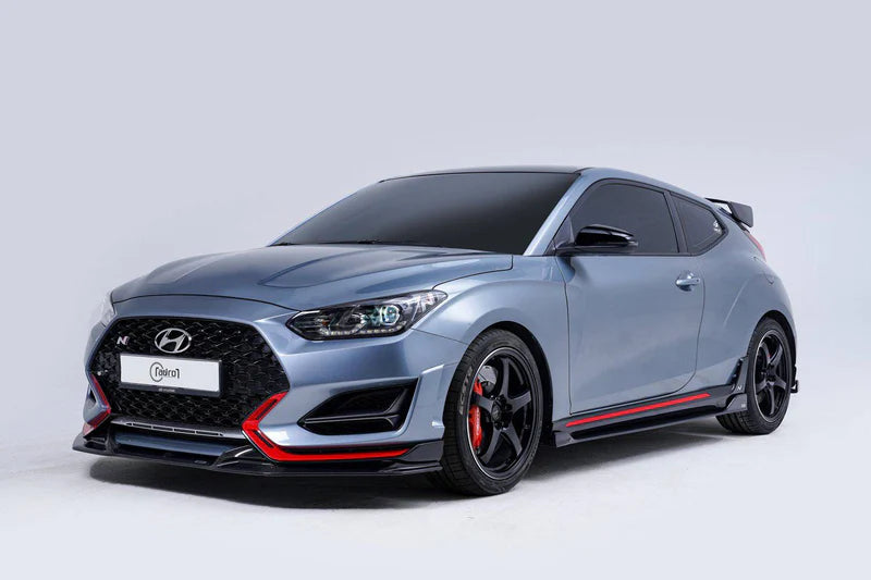 ADRO HYUNDAI VELOSTER N CARBON FIBER FRONT LIP V3 (TYPE B)