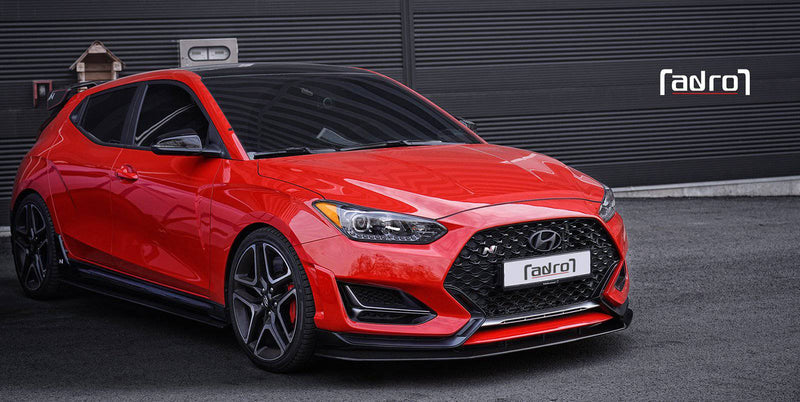 ADRO HYUNDAI VELOSTER N AND TURBO CARBON FIBER SIDE SKIRTS V1